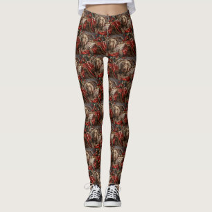 Weimaraner Dog Weihnachtsfest Leggings