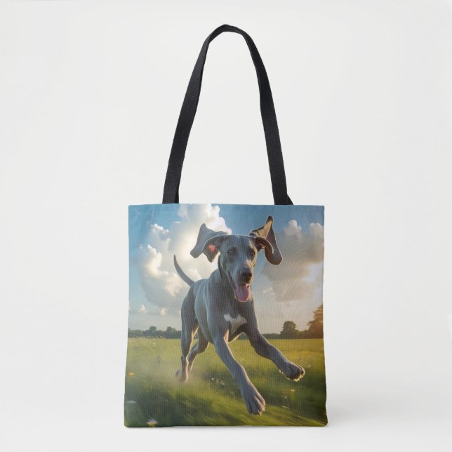 Weimaraner Eleganter Schultertasche Tasche (Vorderseite)