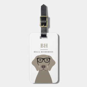 Weimaraner Gepäckmarken Gepäckanhänger