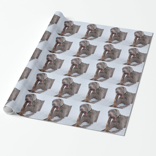 Weimaraner Geschenkpapier (Ungerollt)