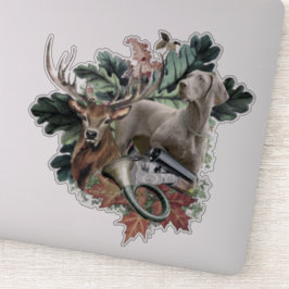 Weimaraner "Ghost" Aufkleber