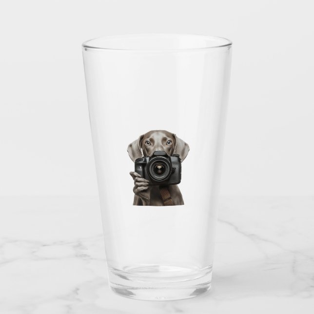 Weimaraner  glas (Vorderseite)