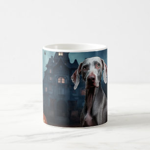 Weimaraner Halloween Gruselig Kaffeetasse