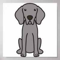 Weimaraner Hund Cartoon