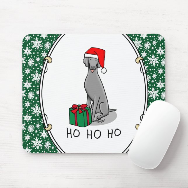 Weimaraner Hund (grau 1) Niedlich Mousepad (Mit Mouse)