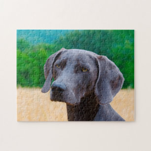 Weimaraner Hund Puzzles.