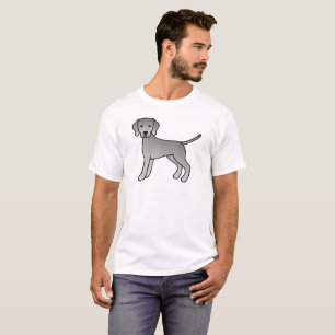 Weimaraner Hund süße Cartoon-Illustration T-Shirt
