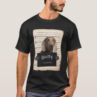 Weimaraner Hund Tasse schießen Bad Dog T-Shirt