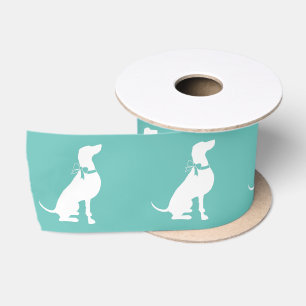 Weimaraner Hund Welpe Satinband