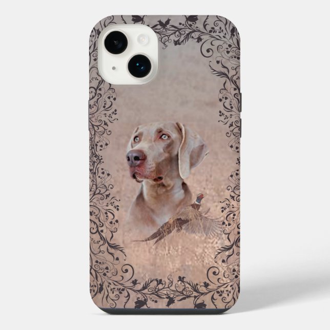 Weimaraner  iPhone 14 plus hülle (Rückseite)