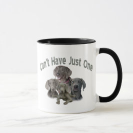 Weimaraner können nicht nur einen haben tasse