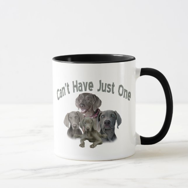 Weimaraner können nicht nur einen haben tasse (Rechts)