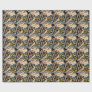 Weimaraner-Landschaft Geschenkpapier