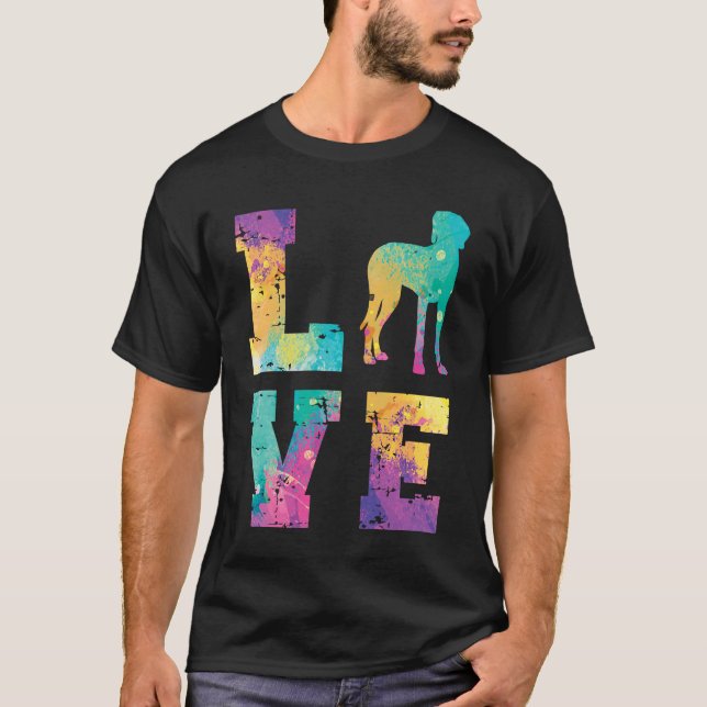 Weimaraner Love T-Shirt (Vorderseite)
