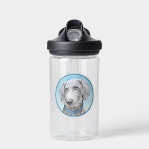 Weimaraner-Malerei - Süße originelle Hundekunst Trinkflasche