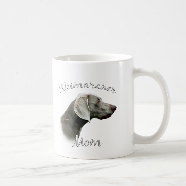Weimaraner Mama 2 Kaffeetasse (Rechts)
