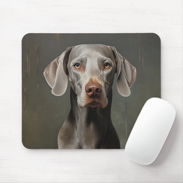 Weimaraner Mousepad (Mit Mouse)