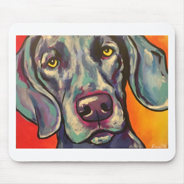 weimaraner mousepad (Vorne)