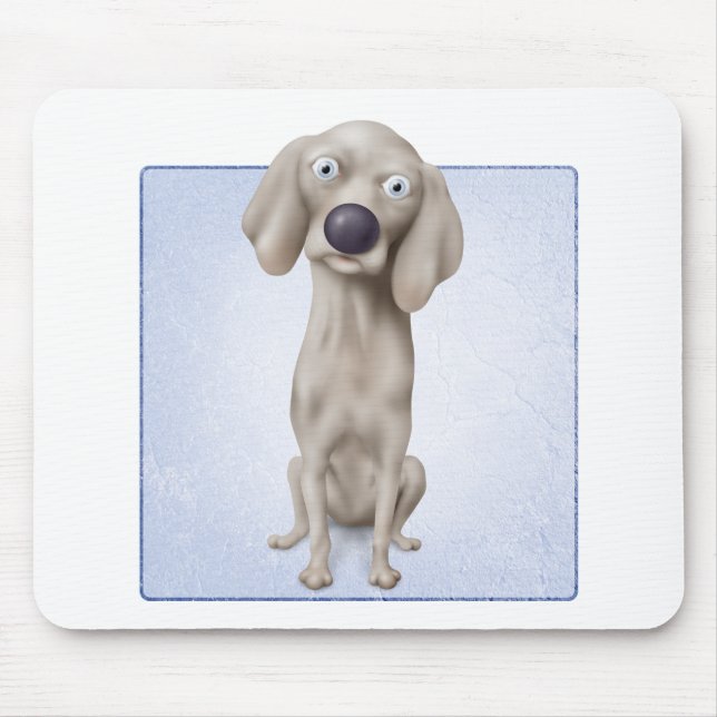 Weimaraner Mousepad (Vorne)