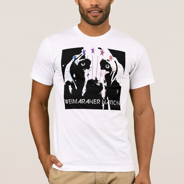 Weimaraner Nation T-Shirt (Vorderseite)