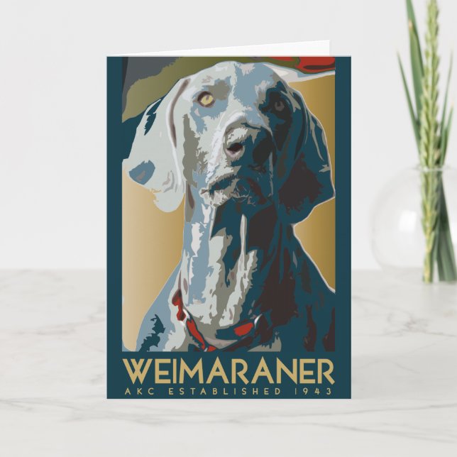 Weimaraner Nation: Weimaraner 1943 Karte (Vorderseite)
