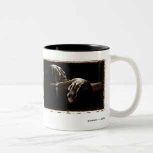 Weimaraner Nation: Weimaraner "in den Schatten " Zweifarbige Tasse