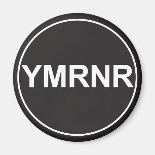 Weimaraner Nation: YMRNR Grafik Magnet