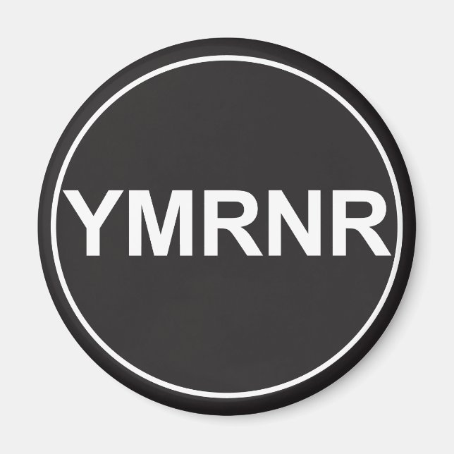 Weimaraner Nation : YMRNR Graphic Magnet (Vorne)