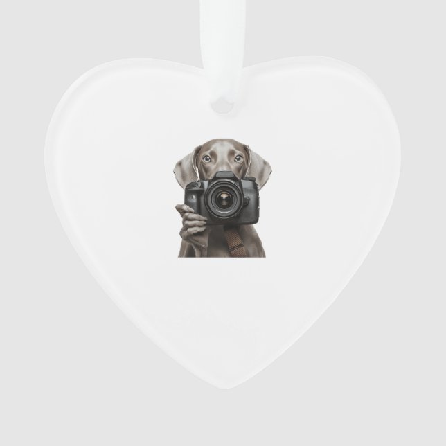 Weimaraner  ornament (Vorderseite)