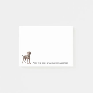 Weimaraner personalisieren post-it klebezettel