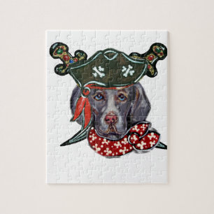 Weimaraner Pirate