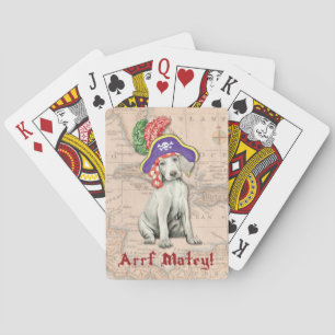 Weimaraner Pirate Bicycle Playing Cards Spielkarten
