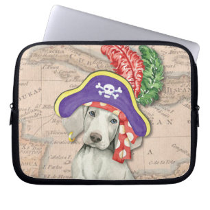 Weimaraner Pirate Laptopschutzhülle