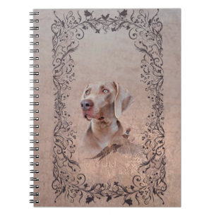 Weimaraner Poster Canvas Print Tapestes Acryl Pr Notizblock
