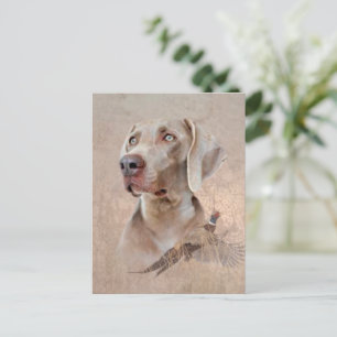 Weimaraner Poster Canvas Print Tapestes Acryl Pr Postkarte
