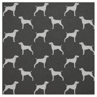Weimaraner Silhouette-Muster