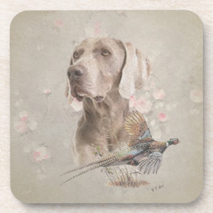 Weimaraner Tapisserie Poster Akryllische Drucktast Getränkeuntersetzer