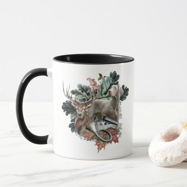 Weimaraner Tasse (Mit Donut)