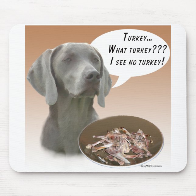 Weimaraner Türkei Mousepad (Vorne)
