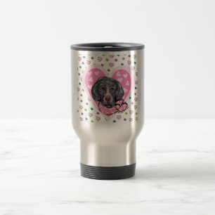 Weimaraner Valentinstag Reisebecher