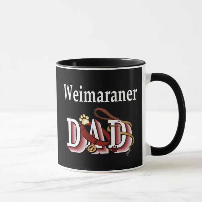 Weimaraner Vater Tasse (Rechts)
