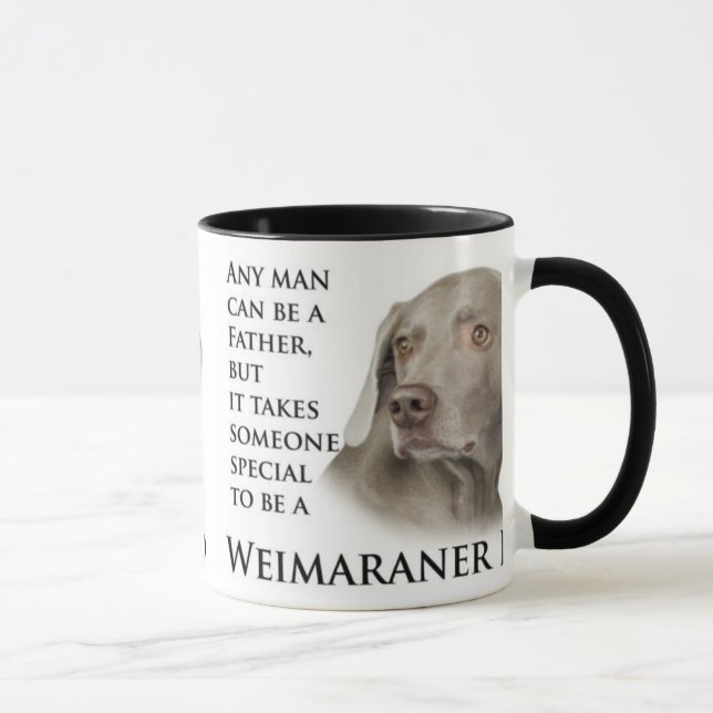 Weimaraner Vater-Tasse Tasse (Rechts)