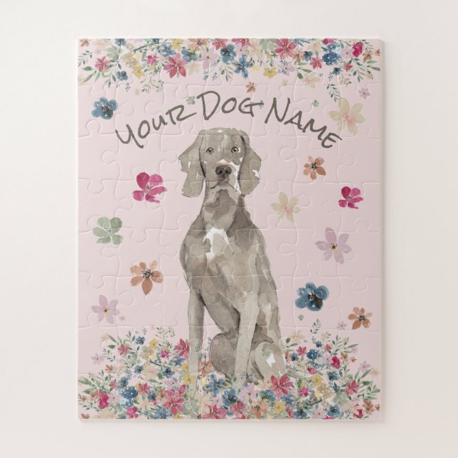 Weimaraner Vorstehhund großer Hund (Vertikal)