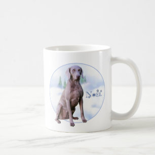 Weimaraner Weihnachten Kaffeetasse