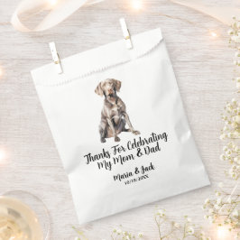Weimarer Personalisierte Haustierhochzeit Geschenktütchen