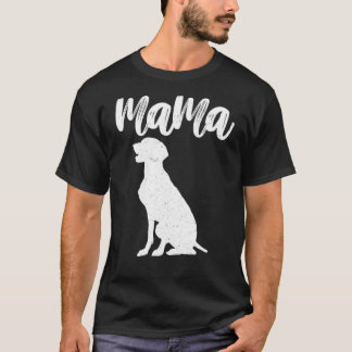 Weimeraner Labrador Mama für Mutter T-Shirt
