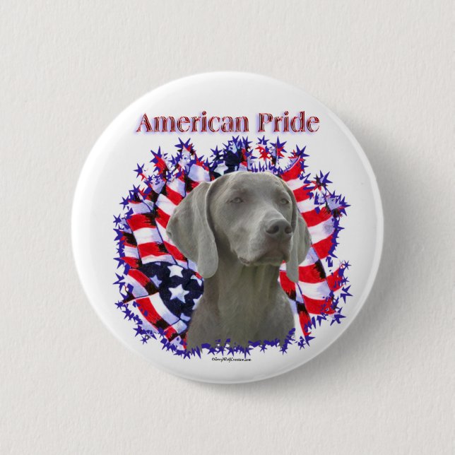 Weimeraner Pride Button (Vorderseite)