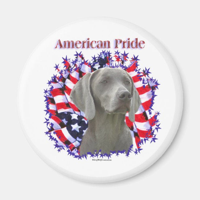 Weimeraner Pride - Magnet (Vorne)