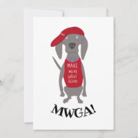 Weims wieder großartig MWGA Weimaraner Hund machen