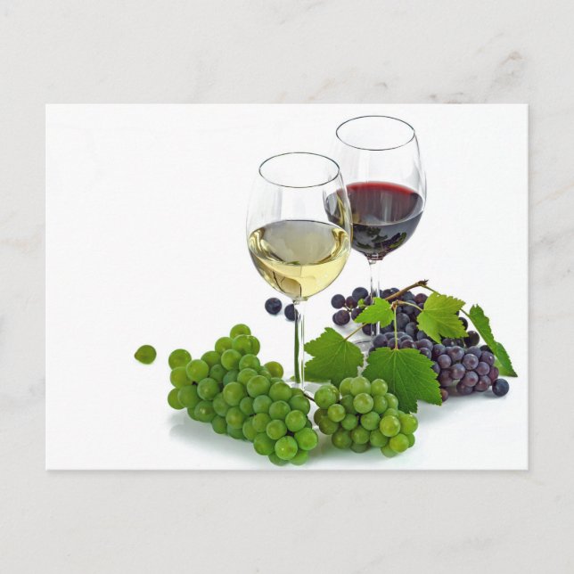 Wein 2 Postkarte (Vorderseite)